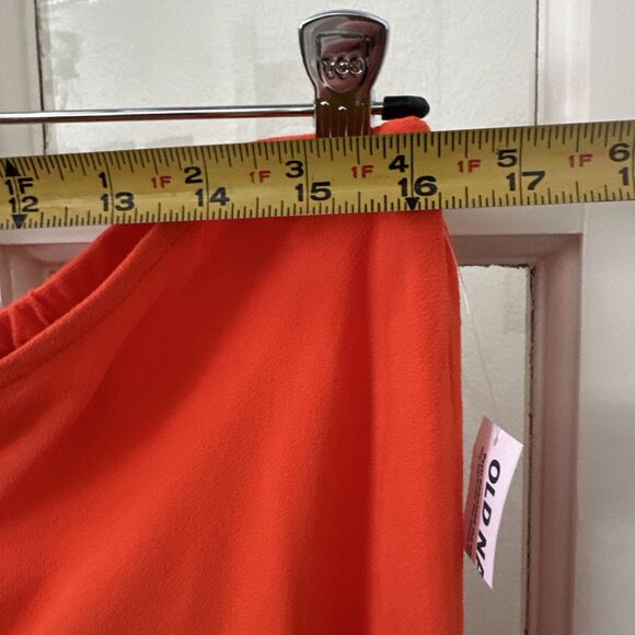 NWT Bright Orange Midi Slip Skirt Old Navy Women's Large - Picture 8 of 11